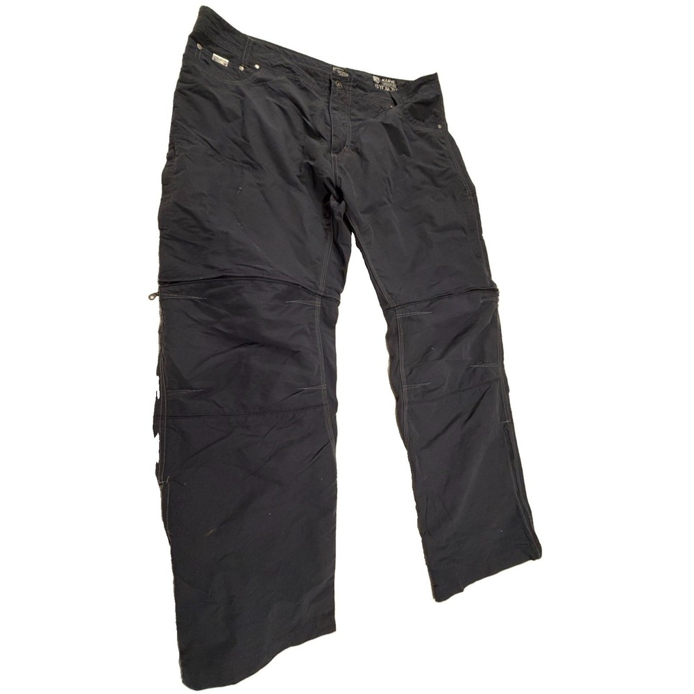 Kuhl Liberator Stealth Zip Off Convertible Hiking Pants Gray Men's 40x30